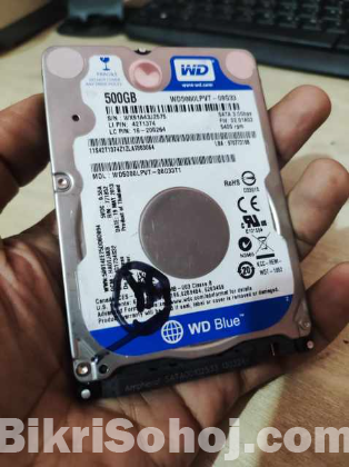 WD 500GB Laptop হার্ডডিস্ক